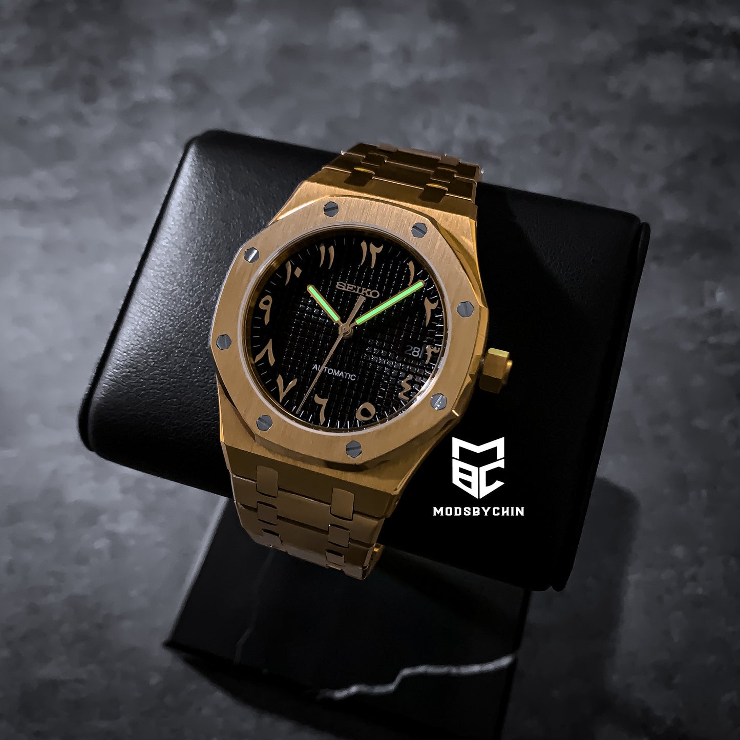 Royal Oak Yellow Gold & Black (Arabic)
