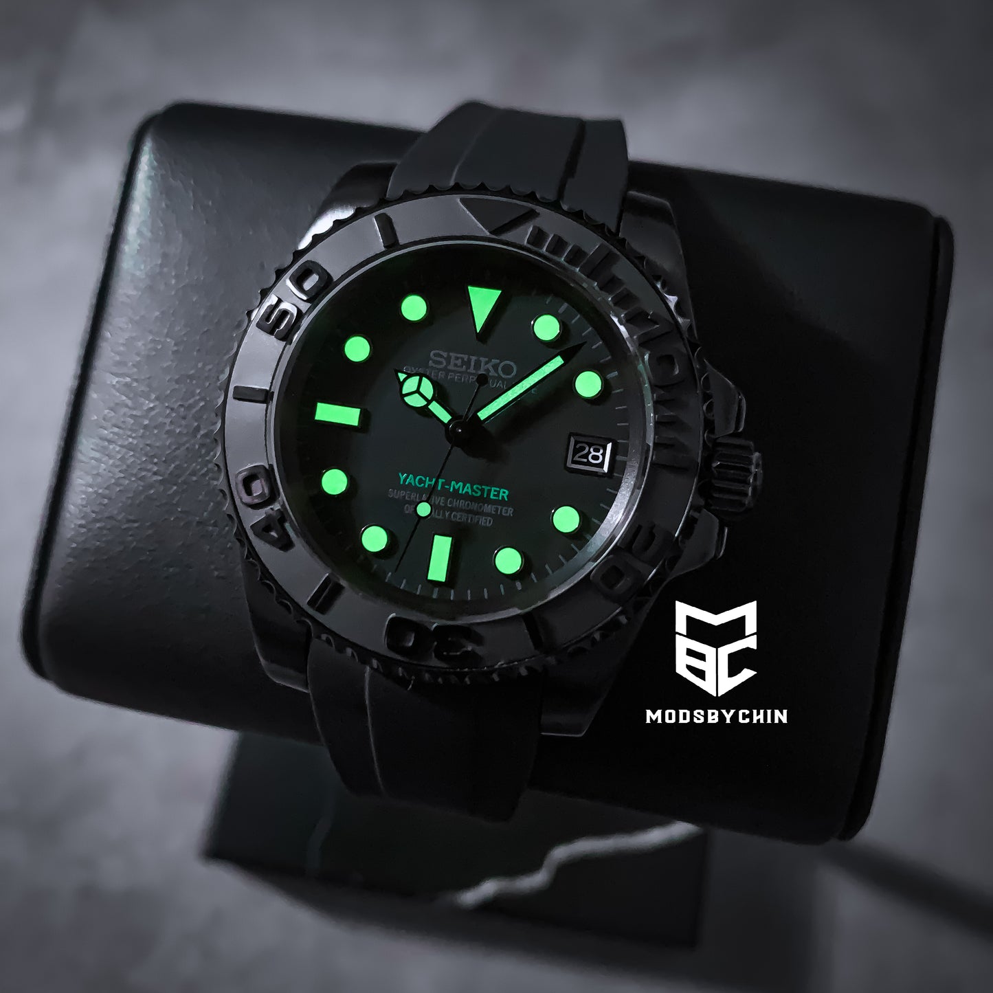 Yacht Master Stealth Black (Green Edition)