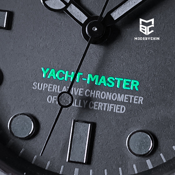 Yacht Master Stealth Black (Green Edition)