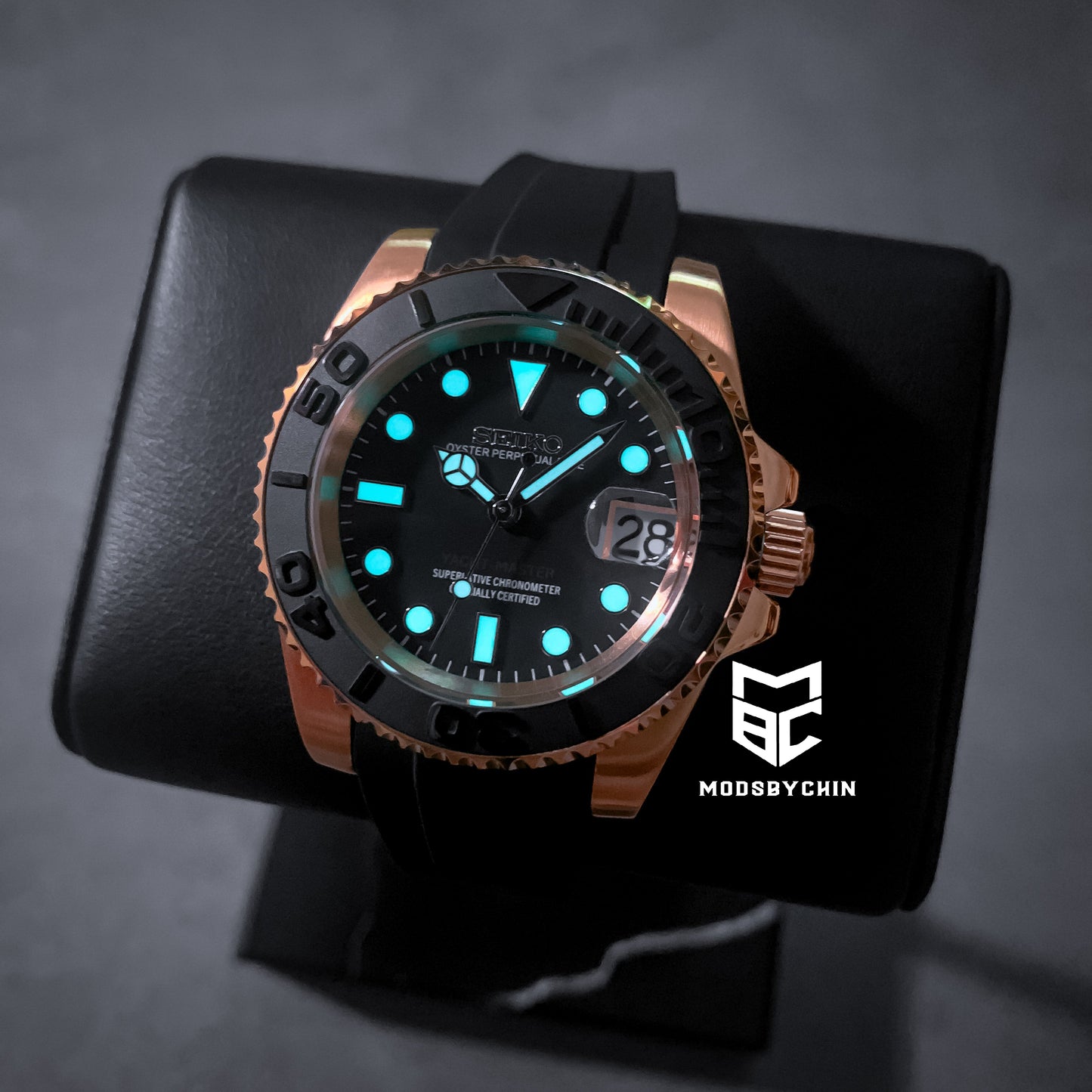Yacht Master Everrose Gold & Black