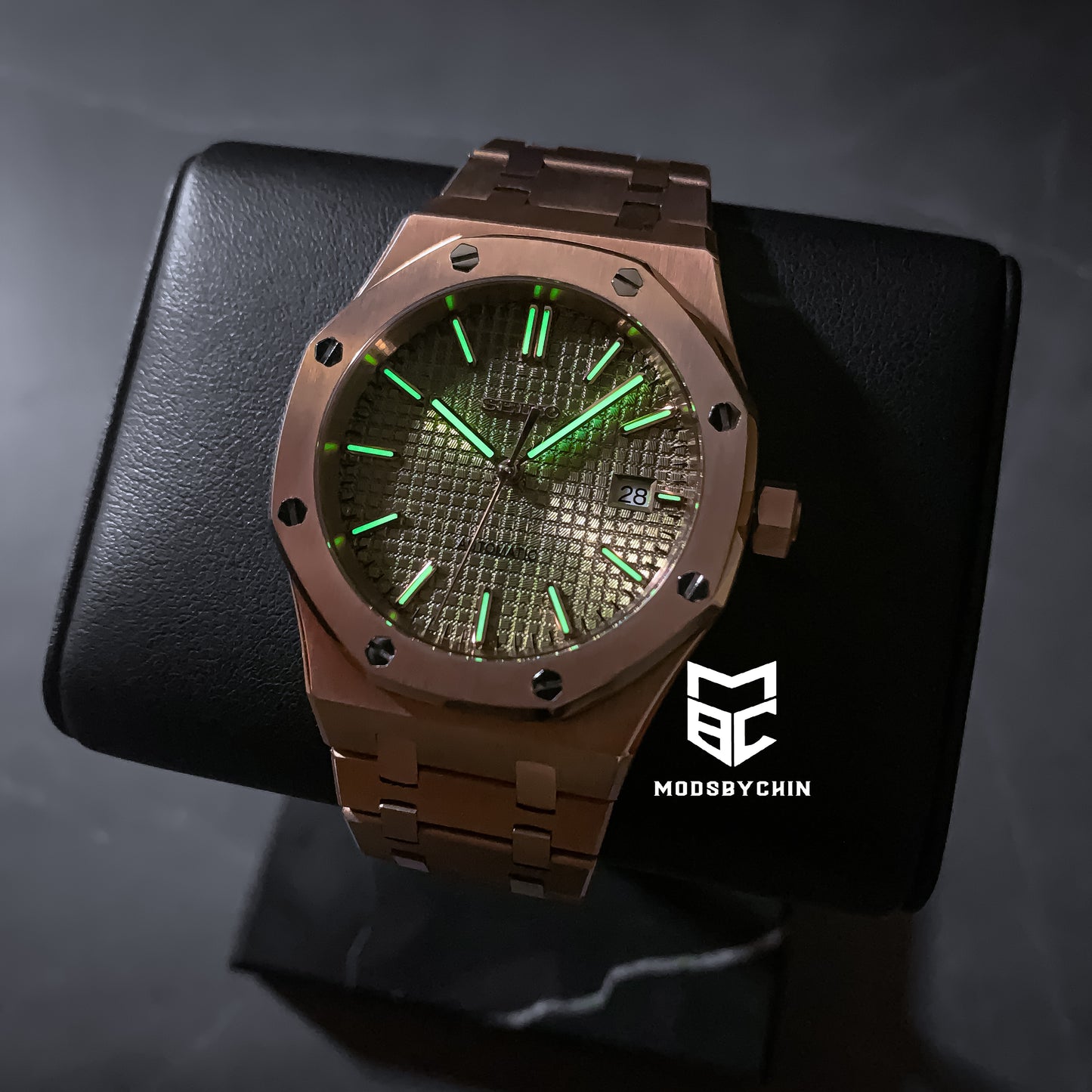 Royal Oak Everrose Gold & Olive Green