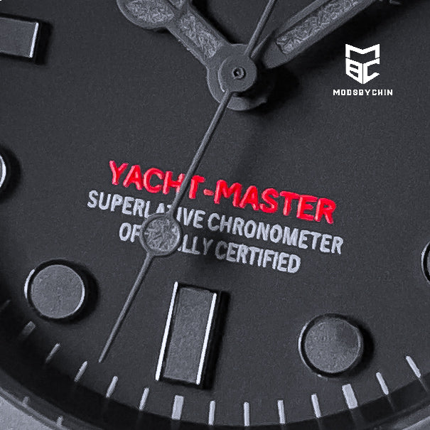 Yacht Master Stealth Black (Red Edition)