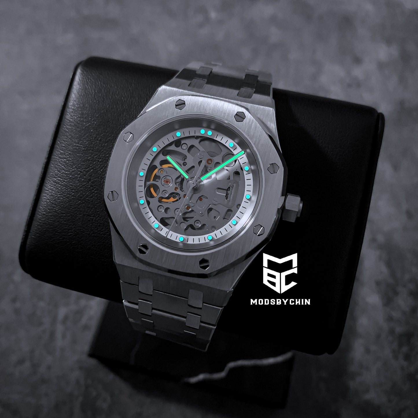 Royal Oak Skeleton White