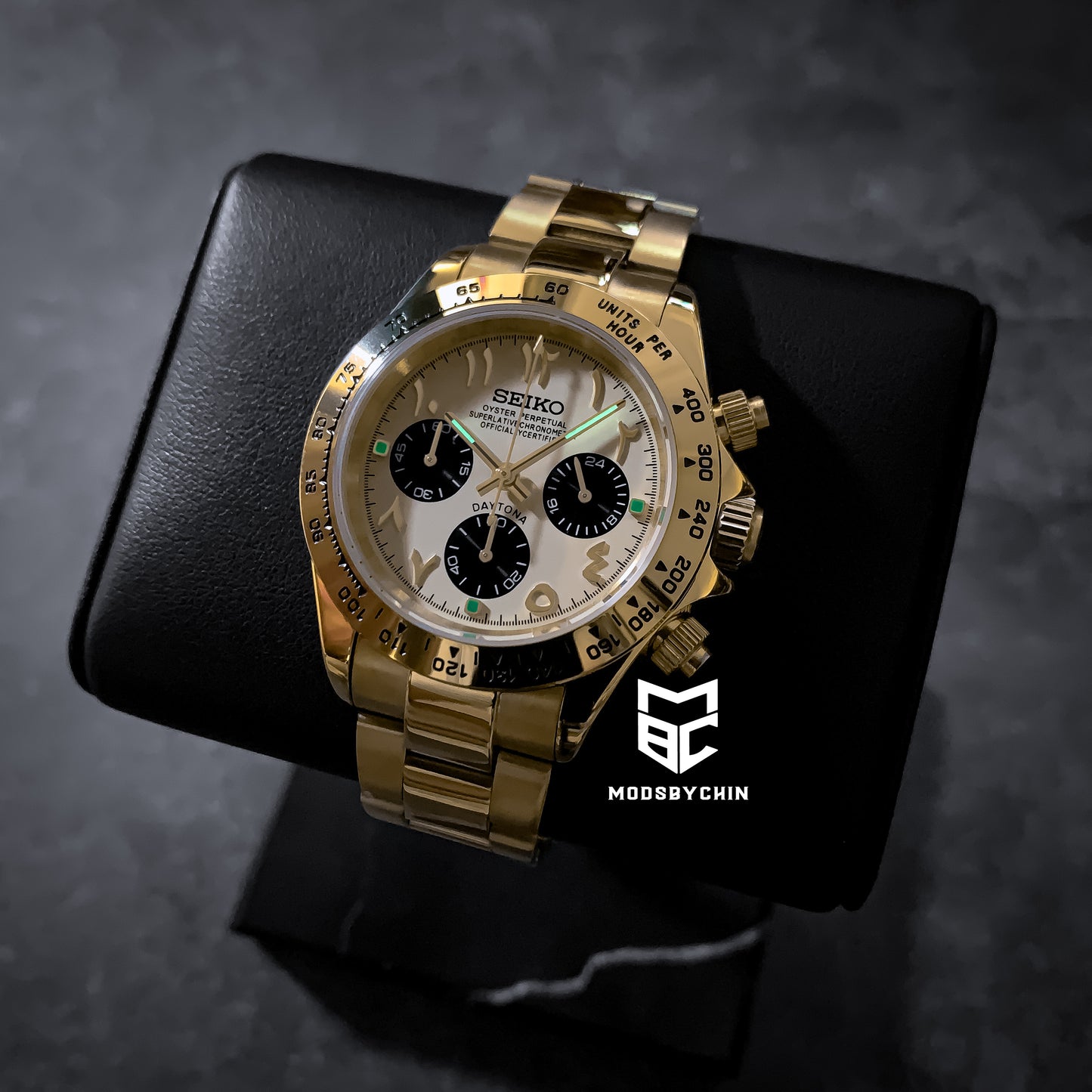 Daytona Yellow Gold & Milky White (Arabic)