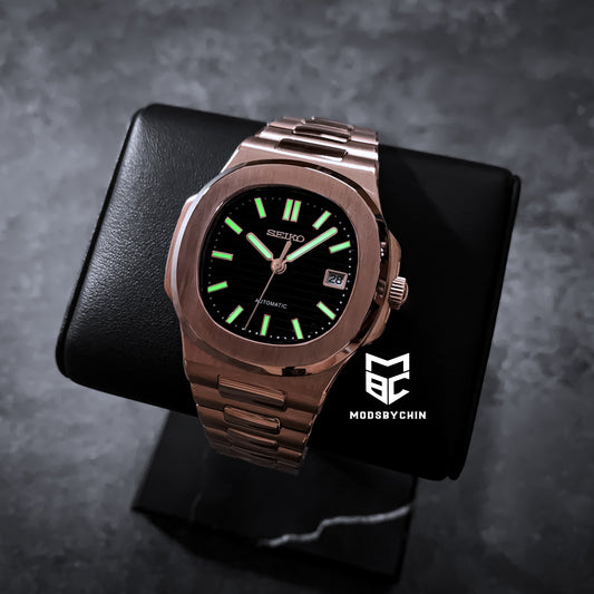 Nautilus Everrose Gold & Black