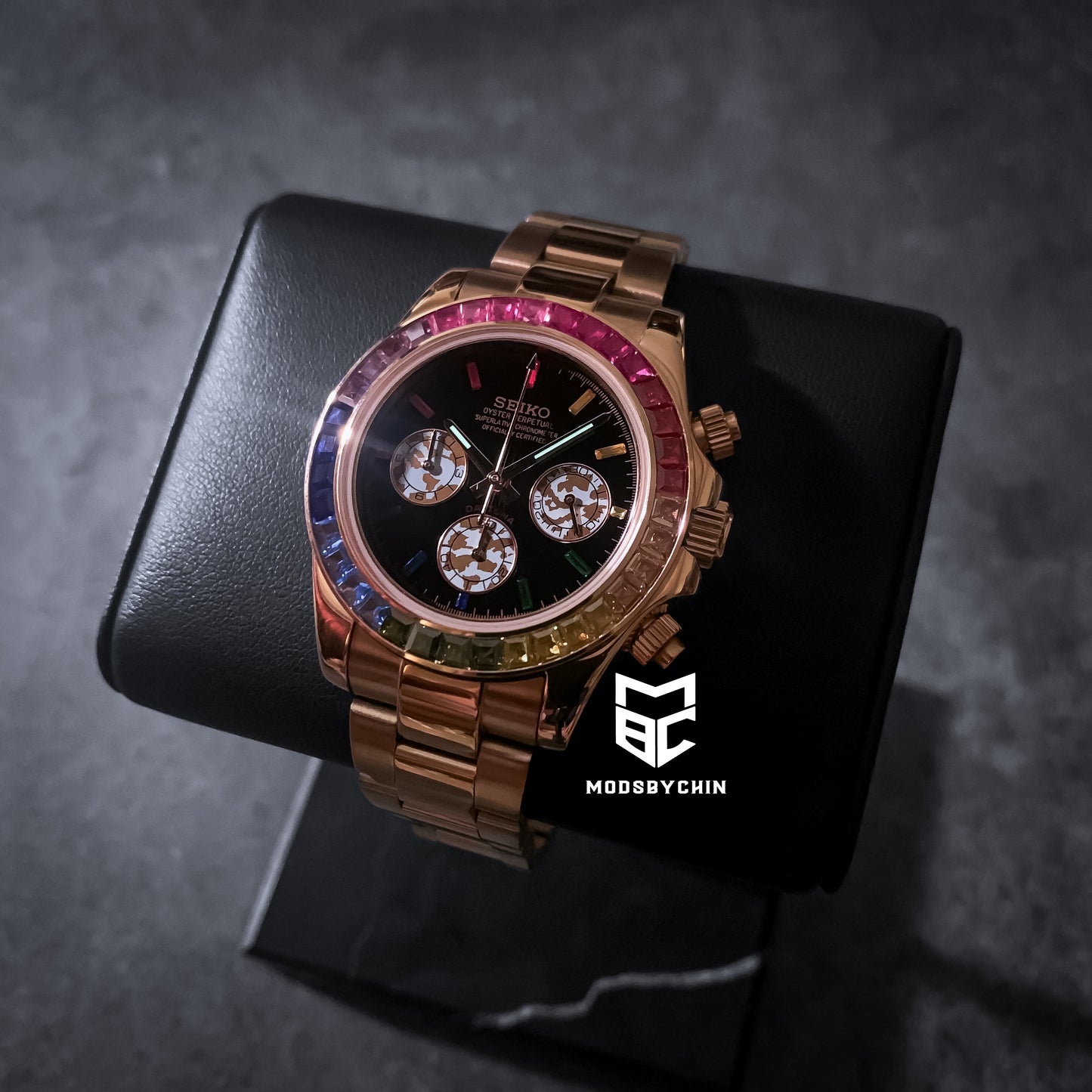 Daytona Rainbow Everrose Gold & Black