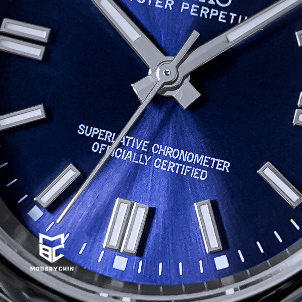 Oyster Perpetual Navy Blue