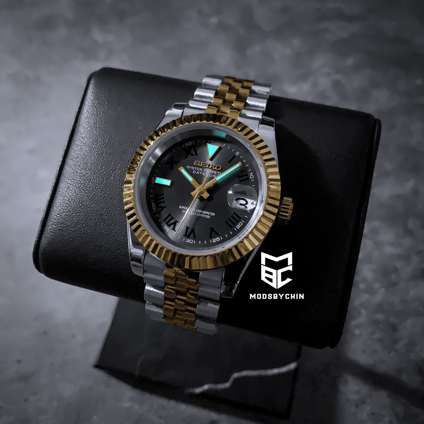 Oyster Perpetual Datejust Wimbledon Yellow Gold & Silver