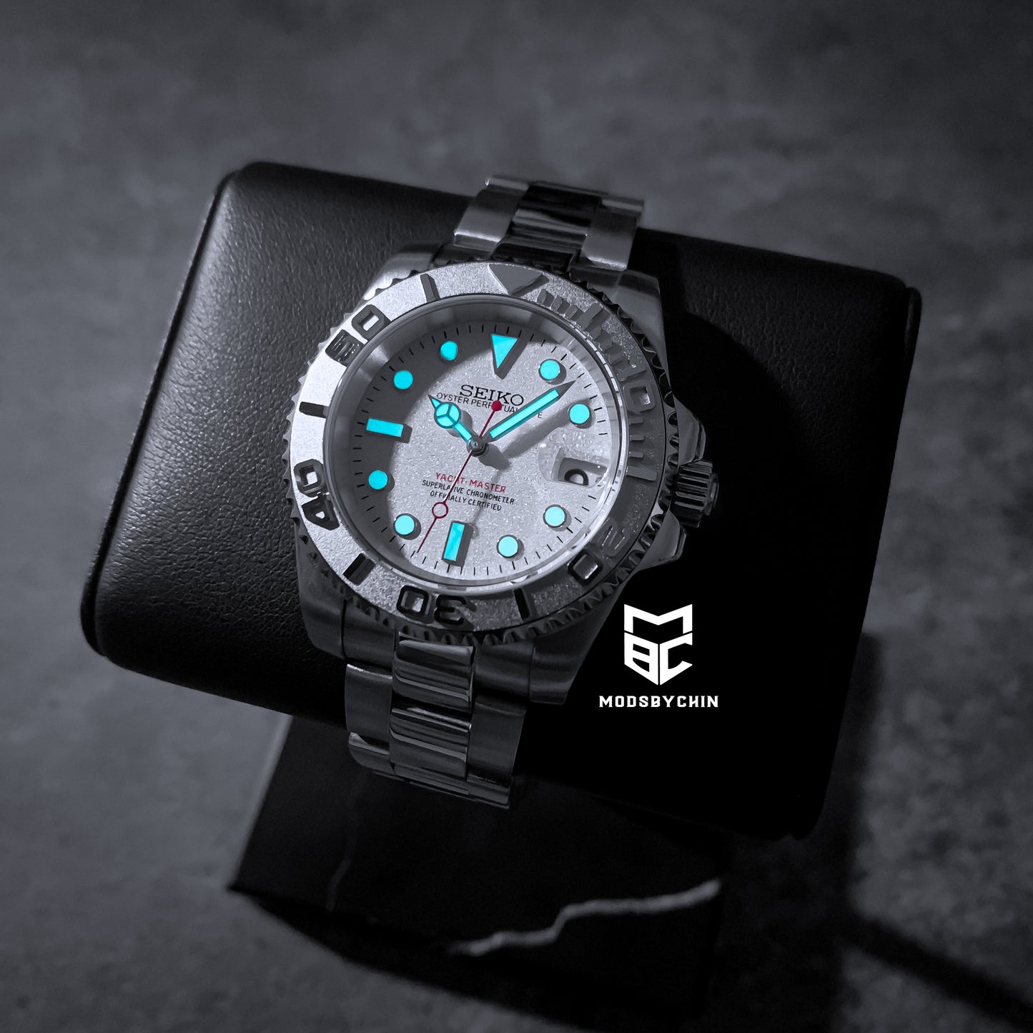 Yacht Master Frosted White