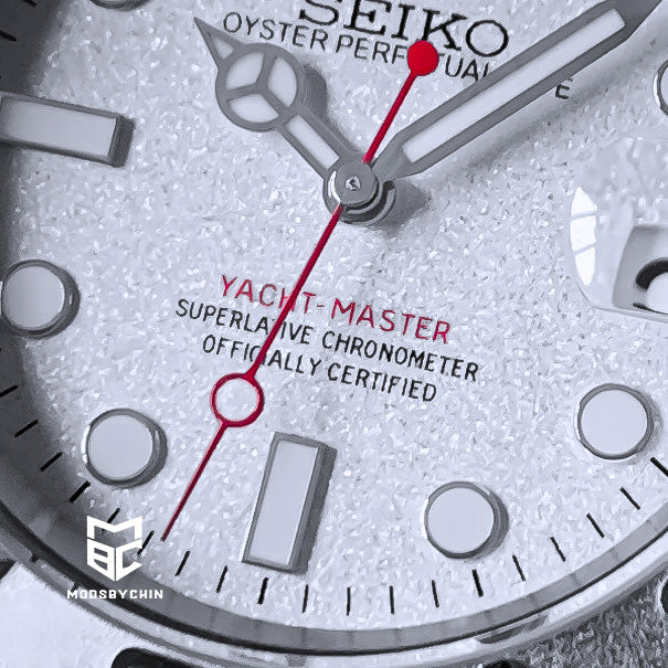Yacht Master Frosted White