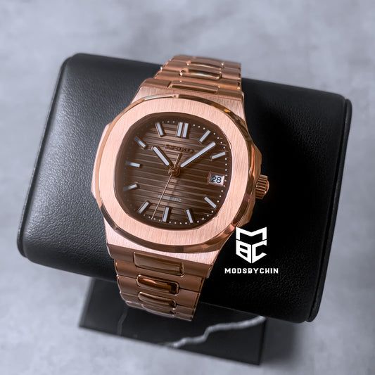 Nautilus Everrose Gold & Chocolate