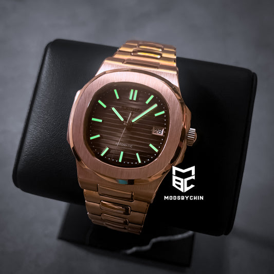 Nautilus Everrose Gold & Chocolate