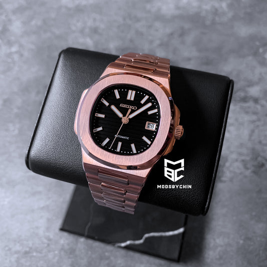 Nautilus Everrose Gold & Black