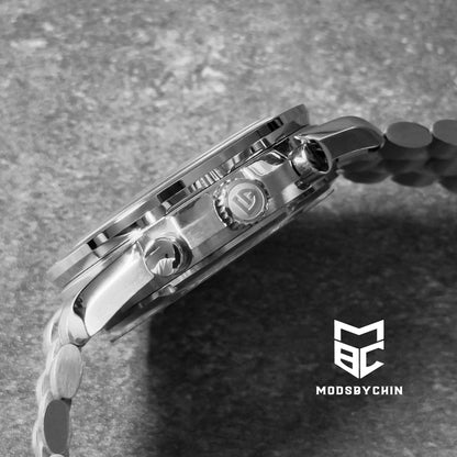 [Original] Omega X Swatch Metal Case Mod (Earthphase)