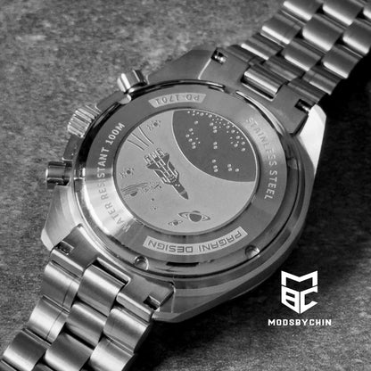 [Original] Omega X Swatch Metal Case Mod (Earthphase)