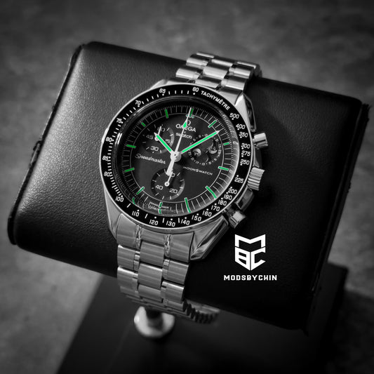 [Original] Omega X Swatch Metal Case Mod (Snoopy Black)
