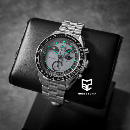 [Original] Omega X Swatch Metal Case Mod (Earthphase)
