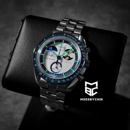 [Original] Omega X Swatch Earthphase Moonshine Gold Metal Case Mod