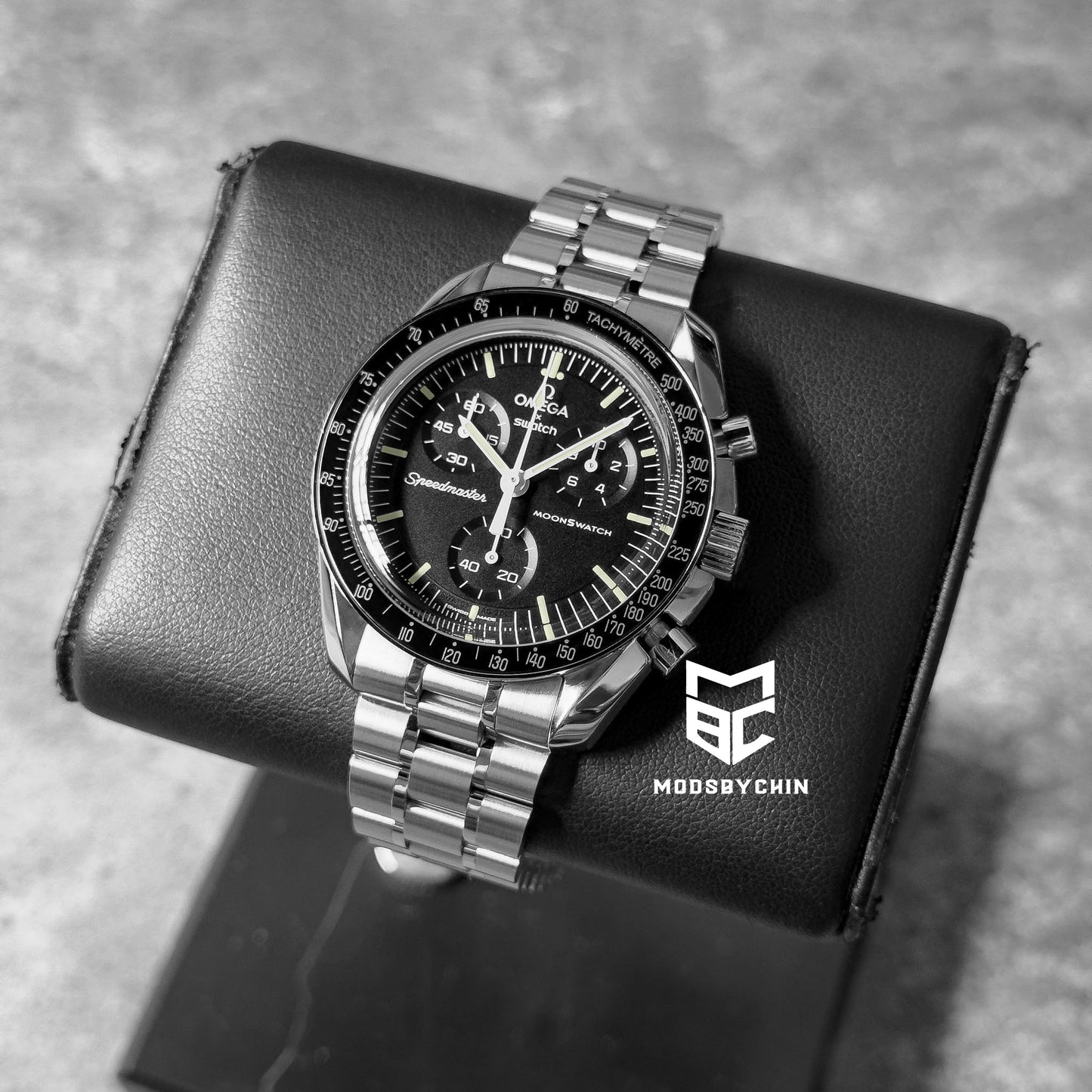 [Original] Omega X Swatch Metal Case Mod (Moon)