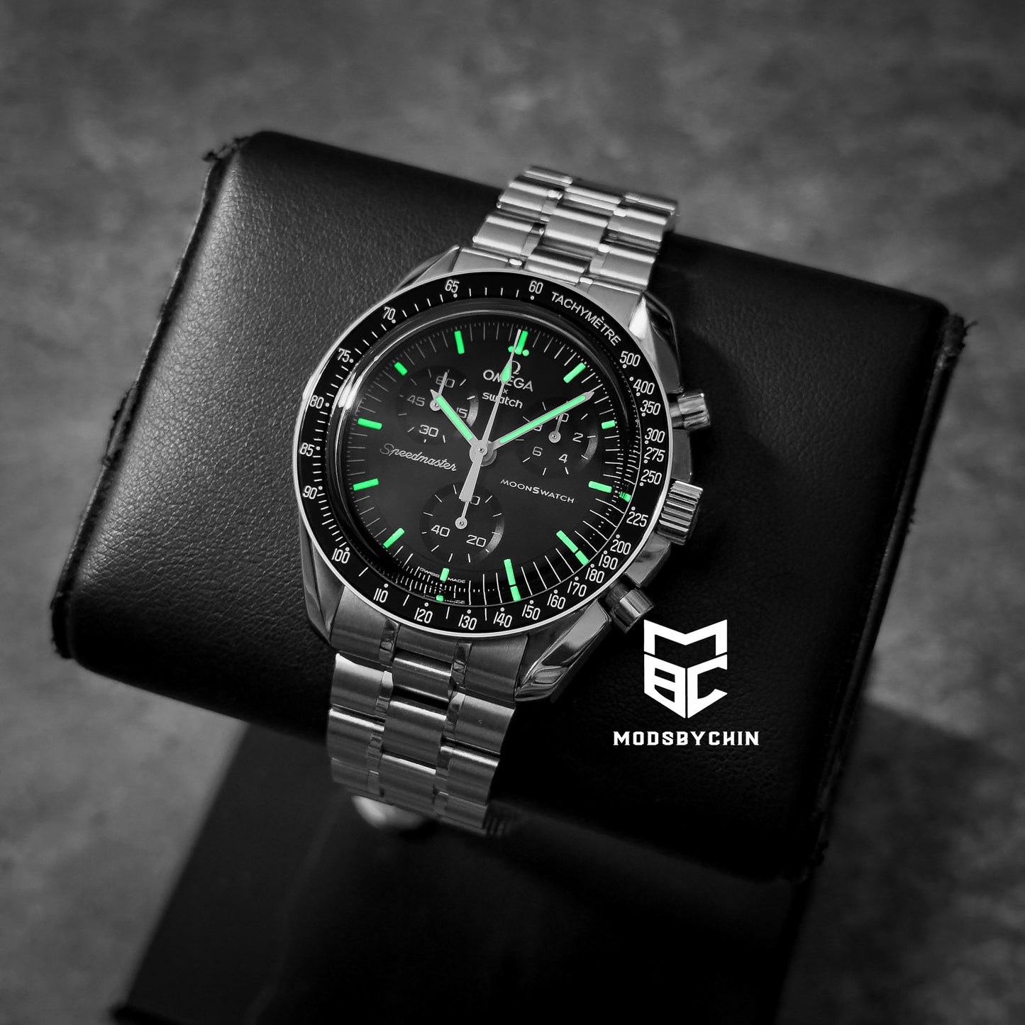 [Original] Omega X Swatch Metal Case Mod (Moon)