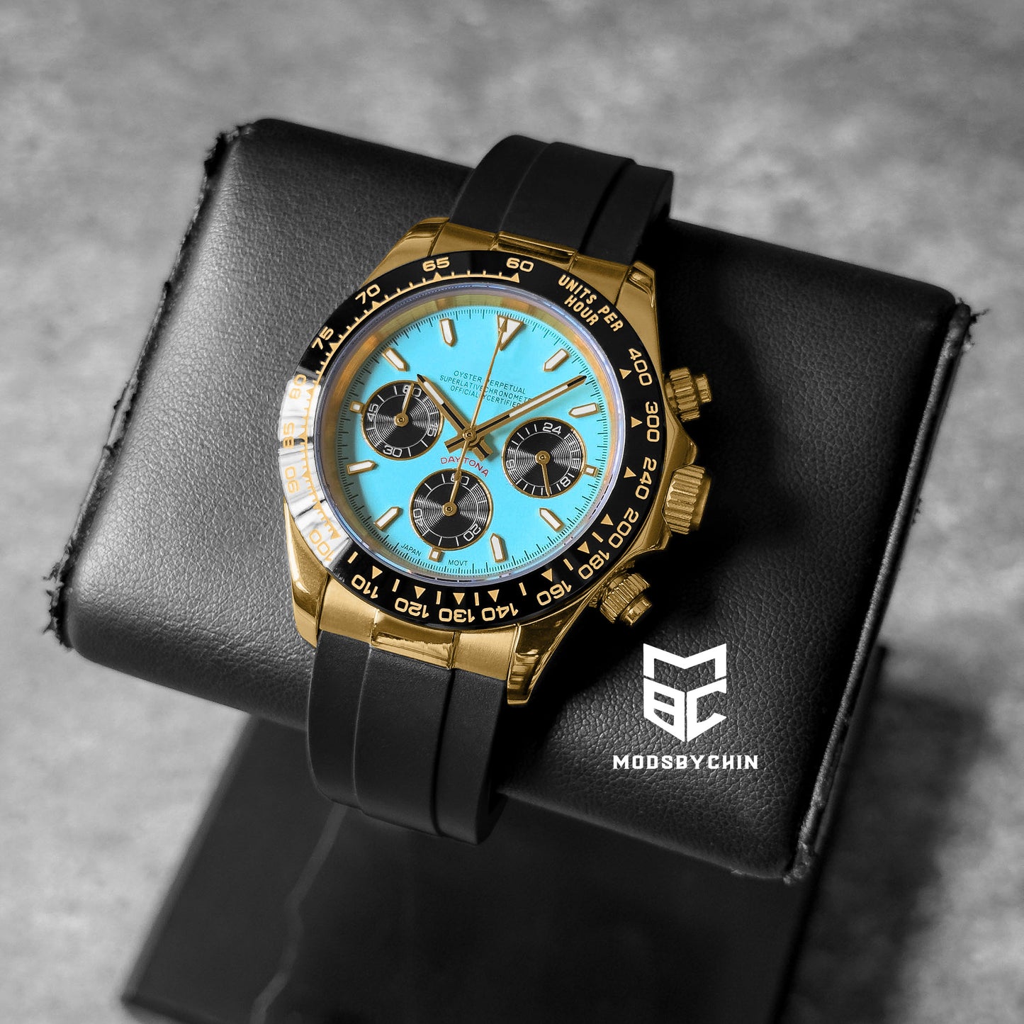 Daytona Tiffany Blue & Yellow Gold