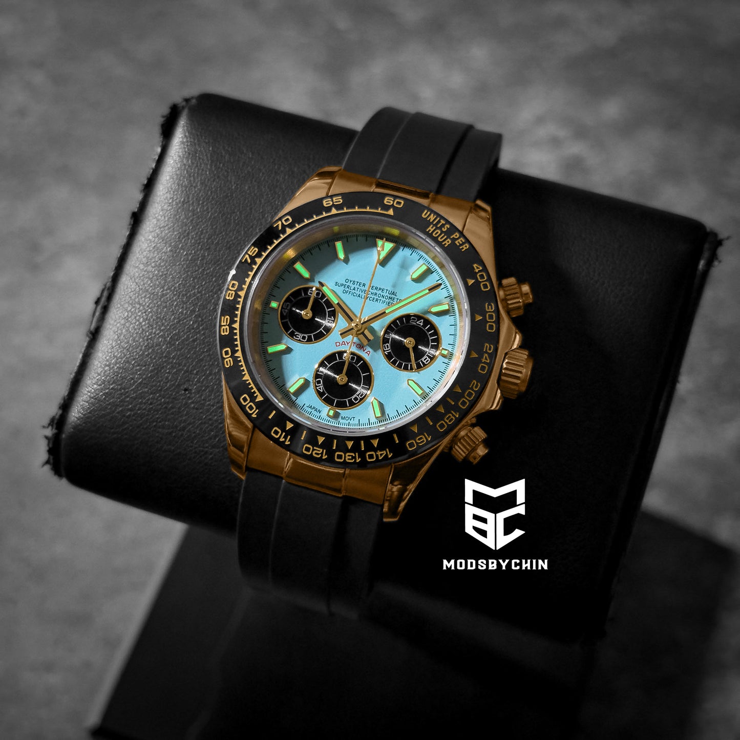 Daytona Tiffany Blue & Yellow Gold