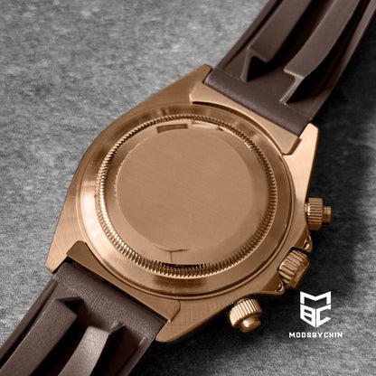 Daytona Chocolate Brown & Rose Gold