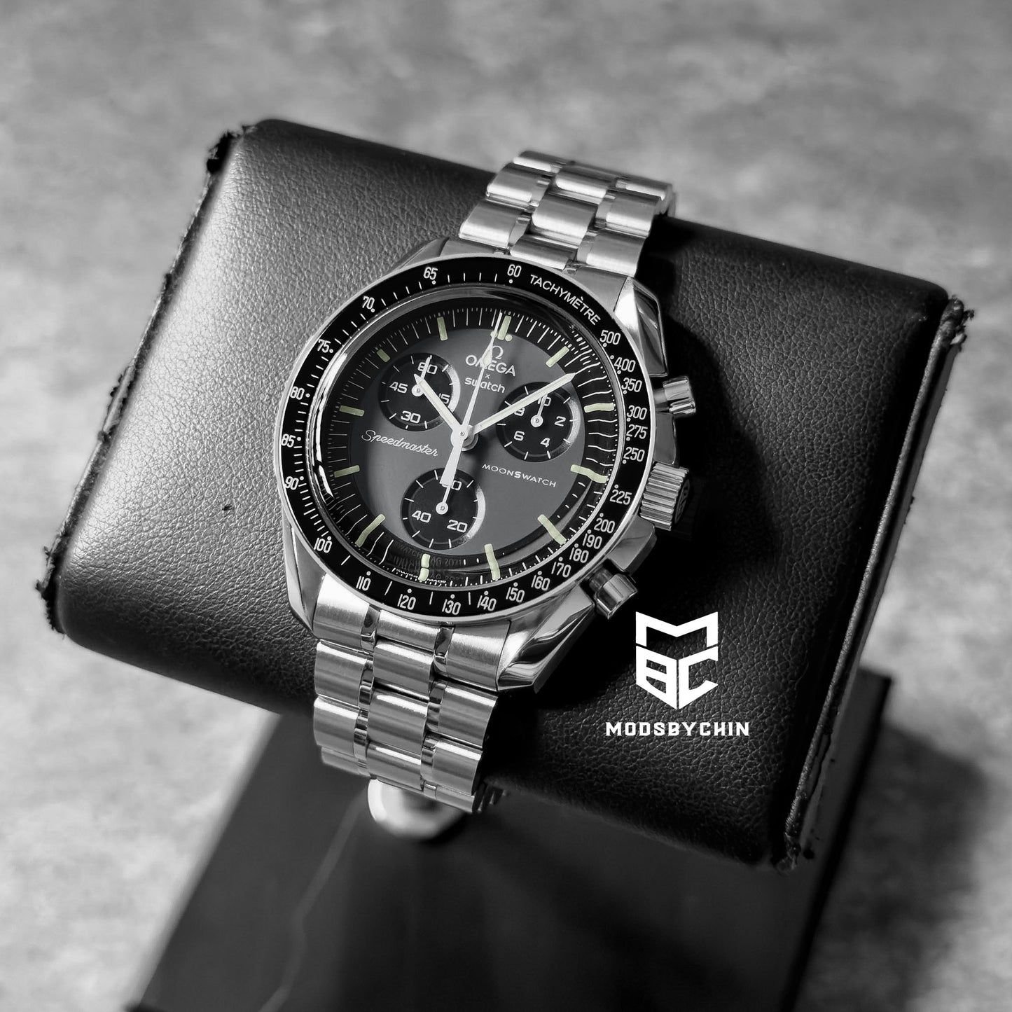[Original] Omega X Swatch Metal Case Mod (Mercury)
