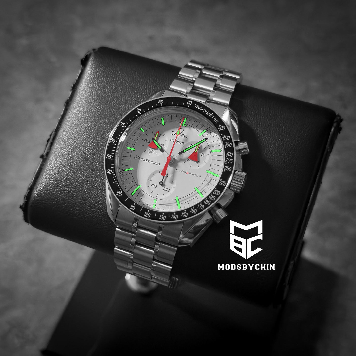 [Original] Omega X Swatch Metal Case Mod (Mars)