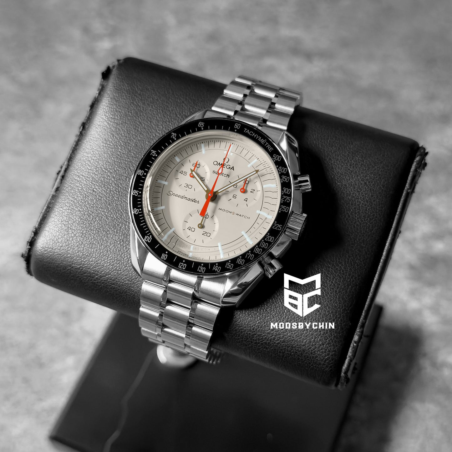 [Original] Omega X Swatch Metal Case Mod (Jupiter)