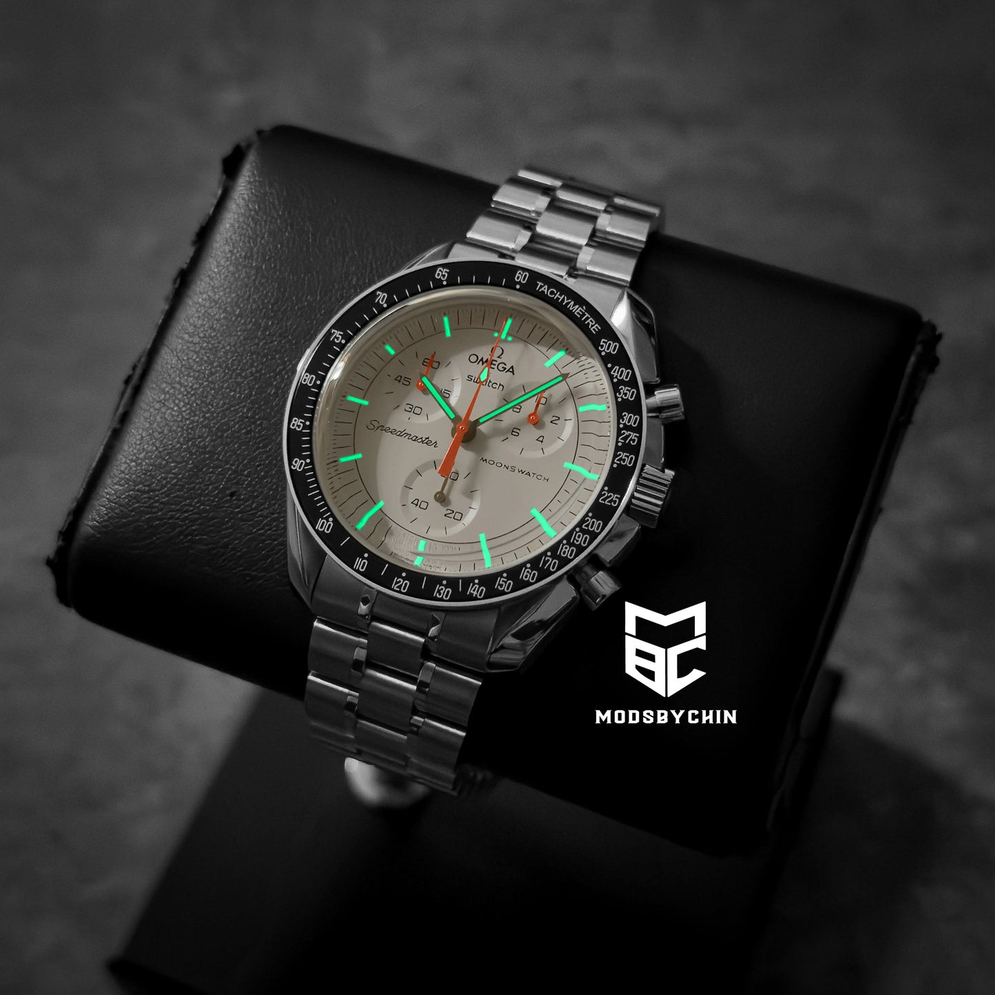 [Original] Omega X Swatch Metal Case Mod (Jupiter)