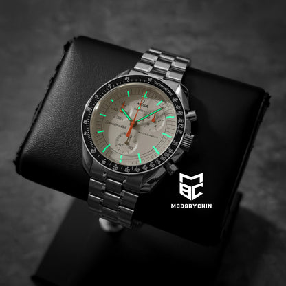 [Original] Omega X Swatch Metal Case Mod (Jupiter)