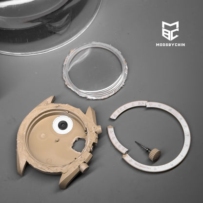 [Original] Omega X Swatch Metal Case Mod (Jupiter)