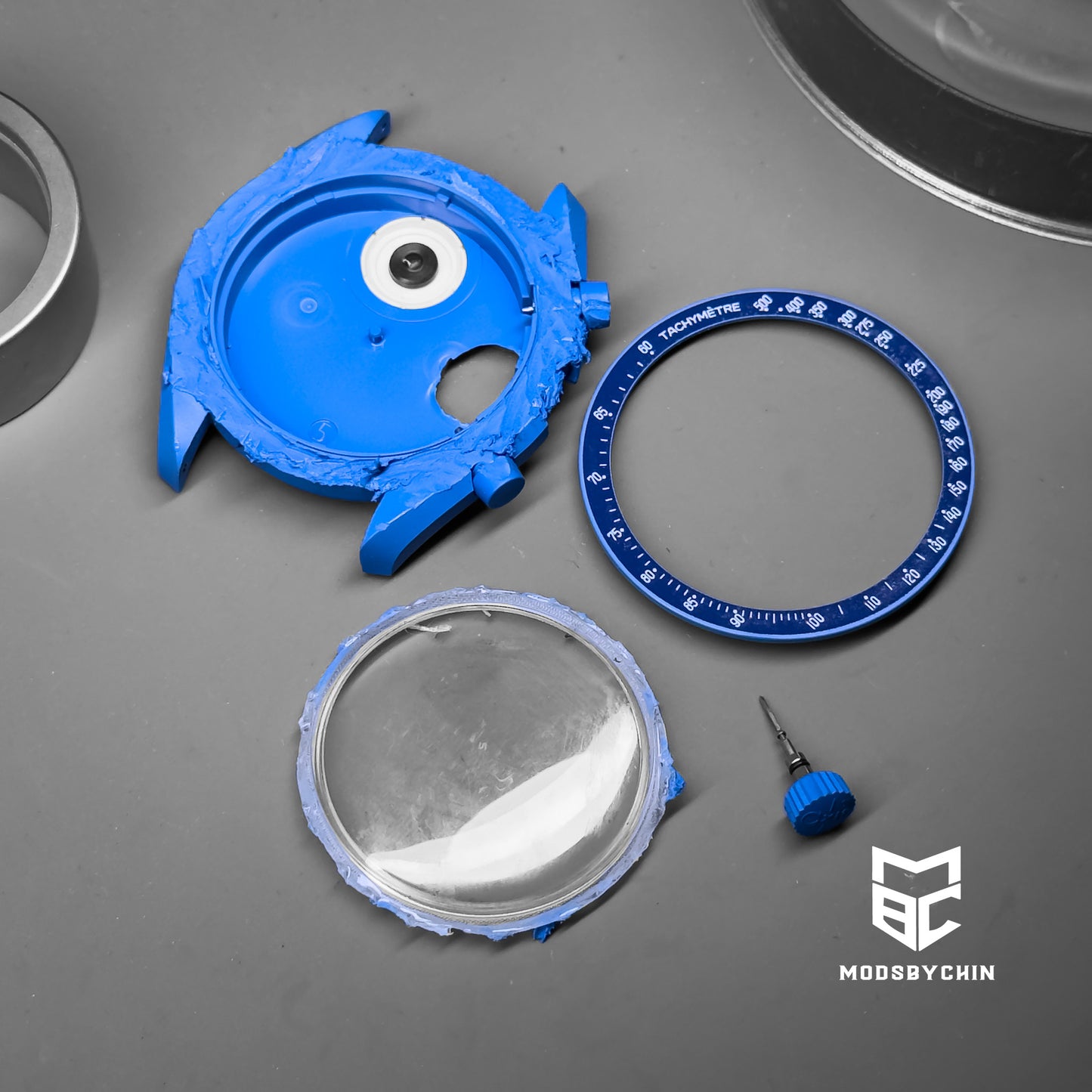 [Original] Omega X Swatch Metal Case Mod (Neptune)