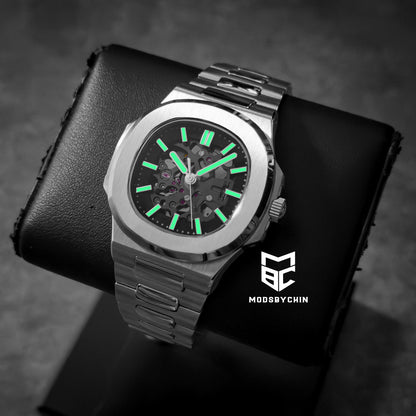 Nautilus Skeleton Black