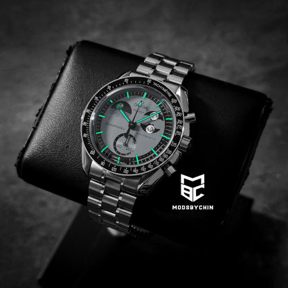 [Original] Omega X Swatch Metal Case Mod (Earthphase)