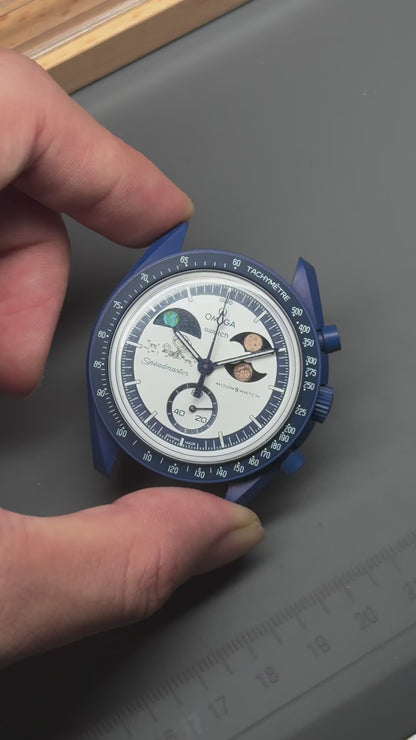 [Original] Omega X Swatch Earthphase Moonshine Gold Metal Case Mod